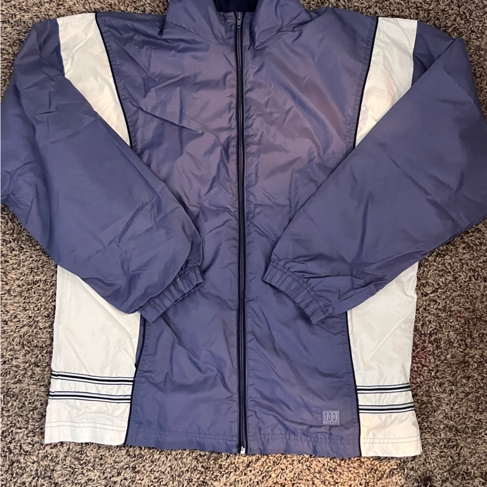 Blue Wilson Windbreaker Jacket